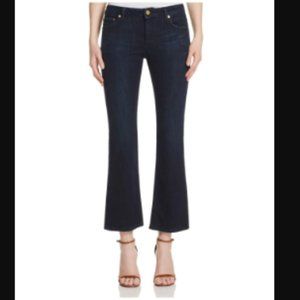 MICHAEL KORS IZZY CROPPED FLARE JEANS in STELLAR WASH 10w +MEASUREMENTS  New